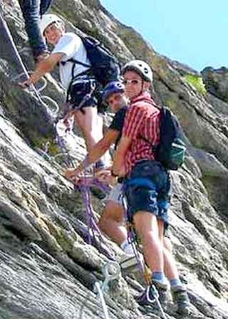 Cours Via Ferrata, Vacances en famille, Sport
